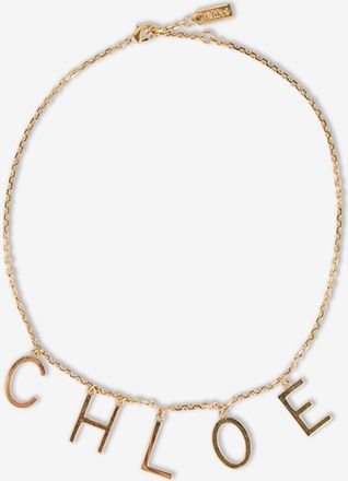 Chlo&eacute; Goldene Choker-Halskette The Chlo&eacute; Letters