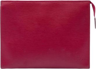 Louis Vuitton Pre-owned Toiletry Pouch 26 - Dames - Vintage Clutch - Roze - ONE Size - Leer - Vintage