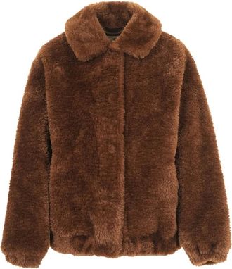 MC2 Saint Barth Giacche in ecopelliccia e shearling - - Jackets - Donna - Marrone - S