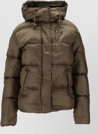 Ralph Lauren hooded long sleeve quilted insulated coat