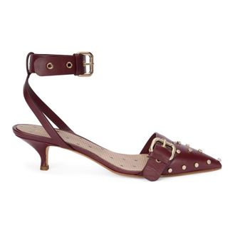 Red Valentino Pumps, female, Red, Size: 5 US Kitten Heel Pump