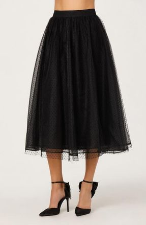 ASTR the Label Lela Tulle Skirt in Black at Nordstrom, Size X-Small