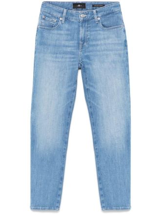 7 For All Mankind Calie Straighnt Cropped Jeans