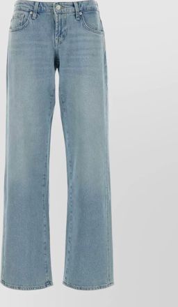 7 For All Mankind denim straight-leg jeans