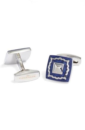 Clifton Wilson Square Cuff Links in Blue at Nordstrom