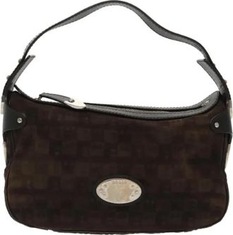 Bally Pre-owned Suede shoulder-bags - Dames - Vintage Handtas - Bruin - ONE Size - Leer - Vintage