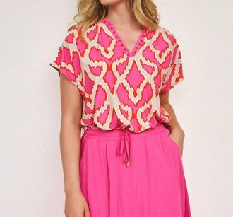 Esqualo Telse Top In Beads Disco Spark