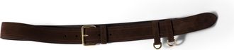 Miu Miu Suede Belt, Woman, Dark Brown, Size 65