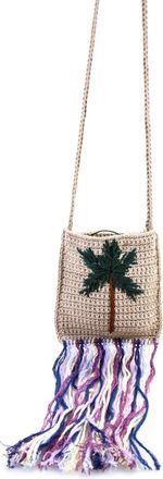 Gio-Goi Womens Palm Mini Crossbody Bag Beige OS