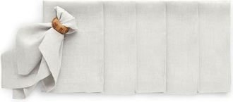 Solino Home Linen Dinner Napkins Set of 6, 20 x 20 Inch for Dining Table, Holiday and Everyday Table Decor - Sonoma in Light Flax at Nordstrom, Size