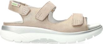 Mephisto Comfortabele brede pasvorm wandelsandaal - beige - Dames - Sandalen - Beige - 35 EU - Schoenen