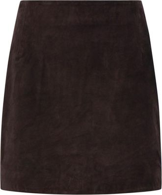 Rotate Suede Miniskirt