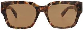 Chlo&eacute; 54mm Square Sunglasses in Havana Havana Brown at Nordstrom Rack