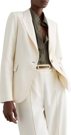 Reiss Malin Jacket in Cream at Nordstrom, Size 10 Us
