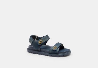 Coach Brynn Sandal In Loved Denim