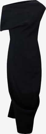 Jacquemus Bodenlanges R&uuml;ckenfrei-Kleid aus Krepp Pesce