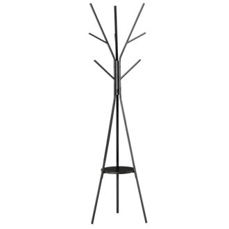 HOMCOM HOMCOM Coat Rack - Black - Home Living | TJ Hughes