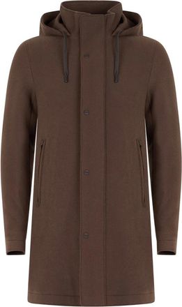 Herno Abrigo con capucha - Coats - Hombre - Marr&oacute;n - 3XL