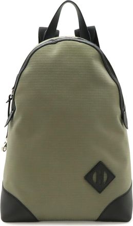 Herm&egrave;s Black Khaki Swift Leather Backpack (Pre-Owned)