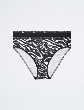 Calvin Klein Womens Calvin Klein 1996 2-Pack Cotton Stretch Modern Bikini - Black - XS