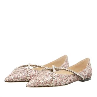 Jimmy Choo London Loafer - Ballerinas Woman - Gr. 37 (EU) - in Rosa - für Damen