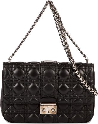 Dior Borsa a tracolla trapuntata - Nero