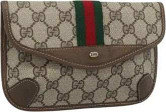 Gucci Pre-owned GG Canvas Pouch - - Pre-owned - Donna - Beige - ONE SIZE