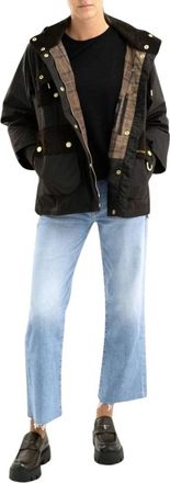 Barbour Willowmere Waxed Jacket - Jackets - Mujer - Marr&oacute;n - S