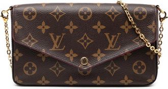 Louis Vuitton 2016 Pochette Felicie crossbodytas met monogram - Bruin