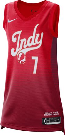 Nike Aliyah Boston Indiana Fever 2026 Rebel Edition Nike Womens Dri-FIT WNBA Rebel Jersey in Red | IF7168-657