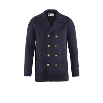 Busnel Tom Jacket - Heren - Mantel - Blauw - M - Wol - Jassen