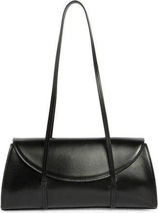 Reformation Elena Leather Shoulder Bag in Black Leather at Nordstrom
