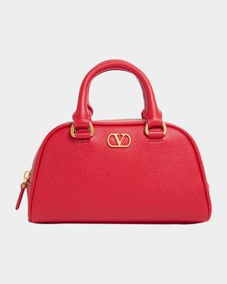Valentino Garavani Dome Mini Leather Top-Handle Bag