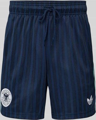 adidas Originals Loose Fit Trikot-Shorts mit DFB-Applikation in Marine, Gr&ouml;&szlig;e XXL