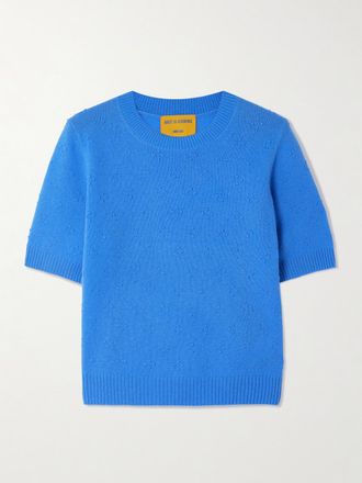 Guest In Residence Maglia In Cashmere Compass - Blu