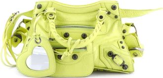 Balenciaga Neo Cagole City Bag Leather XS shoulder bag - Geel