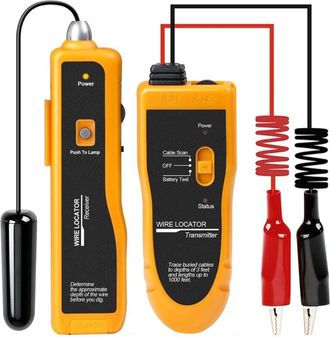 OEM Localizador De Cables Subterr&aacute;neos, Rastreador De Cables F02 Para Localizar Cables, Comprobador De Cables Para Cercas Para Perros, Hasta 60-90 Cm De P