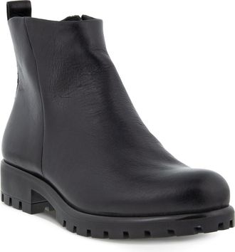 Ecco Modtray Water Resistant Ankle Boot in Black Leather at Nordstrom Rack, Size 11-11.5Us / 42Eu