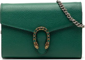 Gucci Pre-owned Gucci Leather Dionysus Wallet on Chain Ladies MCNFM6HAWOJS5SKG
