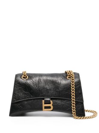 Balenciaga Black Crush Small Shoulder Bag