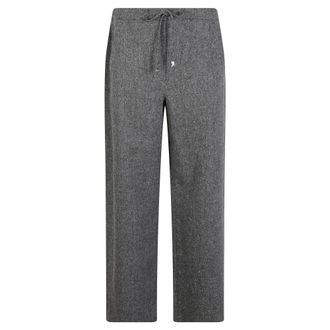 Max Mara Wijde broek - Dames - Broeken - Zwart - Maat: L