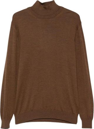 Costumein Coltrui - Heren - Coltruien - Bruin - M - Wol - Truien & Vesten
