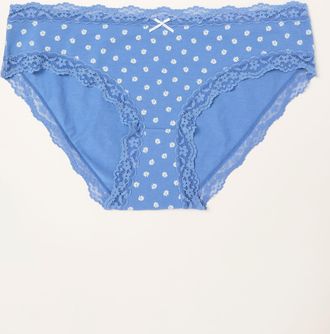 Fat Face FatFace Blue Daisy Classic Knickers