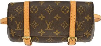 Louis Vuitton Marelle Waist Monogram Canvas Brown Canvas Handbag (Pre-Owned)