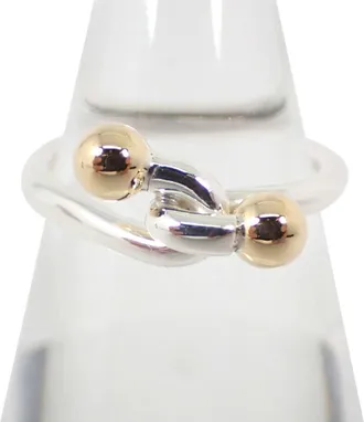 Tiffany & Co. Yellow Gold (18K) Sterling Silver 925 Band Ring (Pre-Owned)