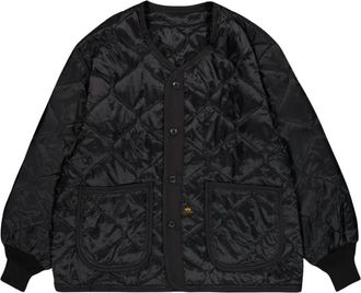Alpha Industries Hombre, Chaquetas, Negro, Talla: M