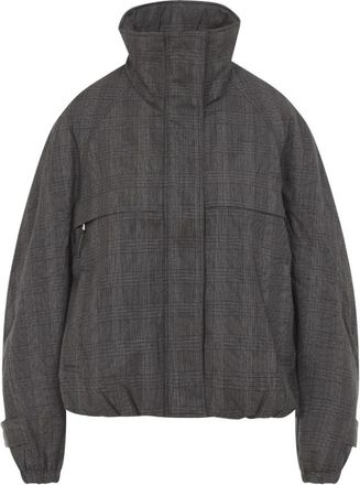 Acne Studios Wool Jacket - Dames - Zomerjassen - Grijs - S - Wol - Jassen
