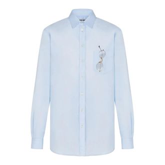 Moschino Donna, Camicette, Blu, L, new