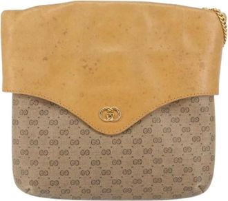Gucci Pre-owned Cross Body Bags, female, Beige, Size: ONE SIZE Pre-owned Plastic Cross Body Bag