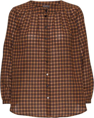 Lind Mujer, Blusas y Camisas, Marrón, Talla: M